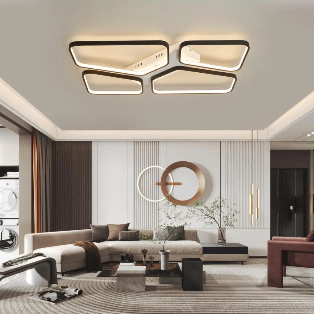 Afralia™ Modern LED Ceiling Light Fixture for Living Room & Bedroom Décor