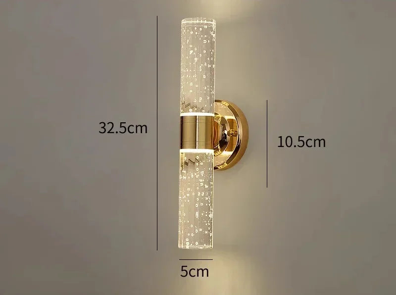 Afralia™ Gold Vanity Lights 2-Light Bathroom Sconces for Modern Mirrors