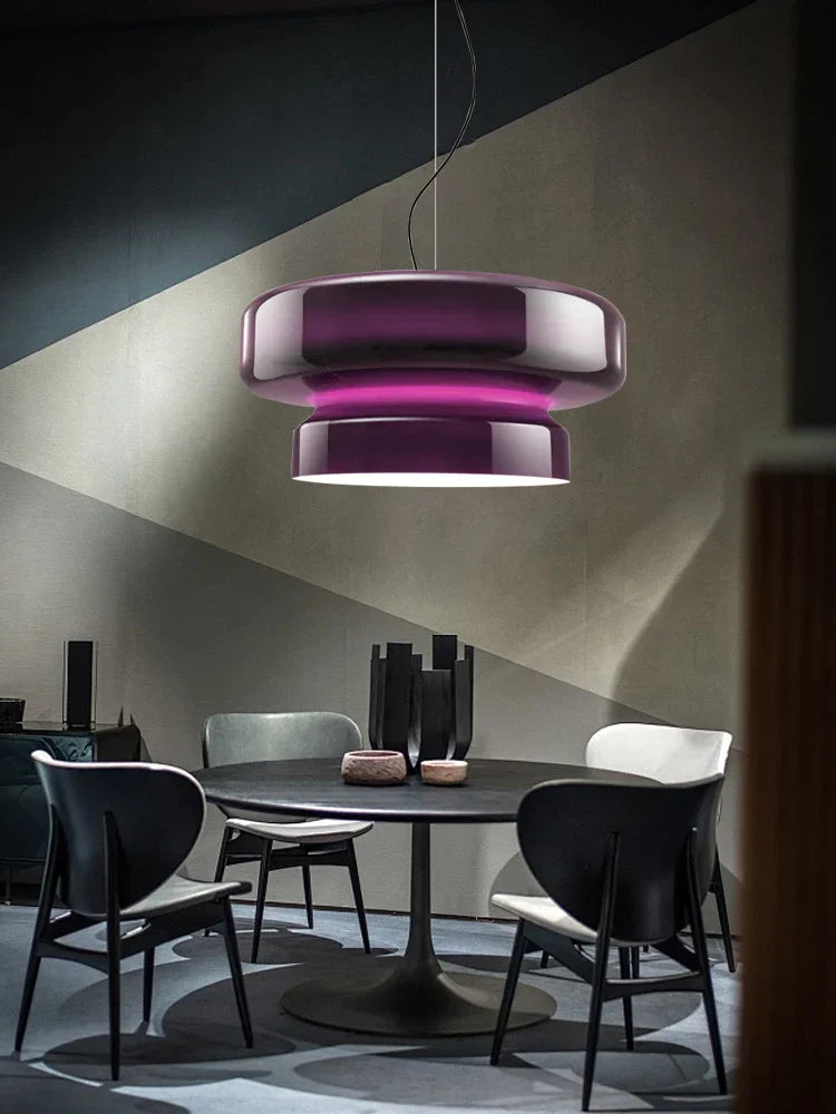 Afralia™ Italian Glass Pendant Light for Dining Table and Cafe Decor