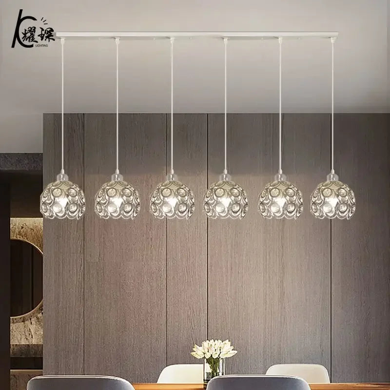 Afralia™ Crystal Dining Pendant Lamp - Modern Nordic Minimalist Design
