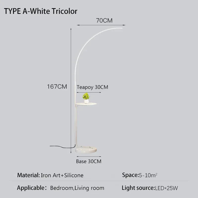 Afralia™ LED Art Floor Lamp - Modern Design for Home Indoor Living Room Decor