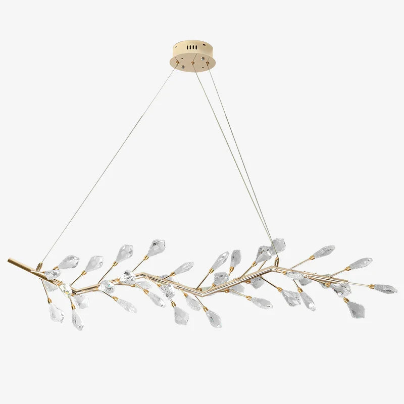 Afralia™ LED Crystal Pendant Ceiling Lamps for Dining Living Room Bedroom Bar Indoor Decor