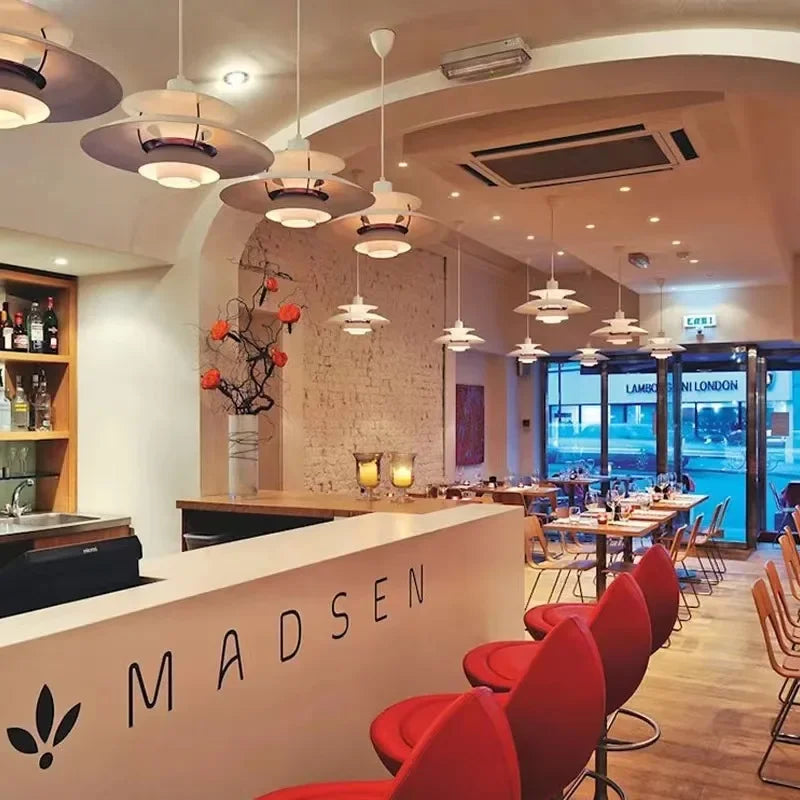 Afralia™ Loui LED Pendant Light: High-Quality Danish Design Umbrella Lamp for Kitchen, Living Room