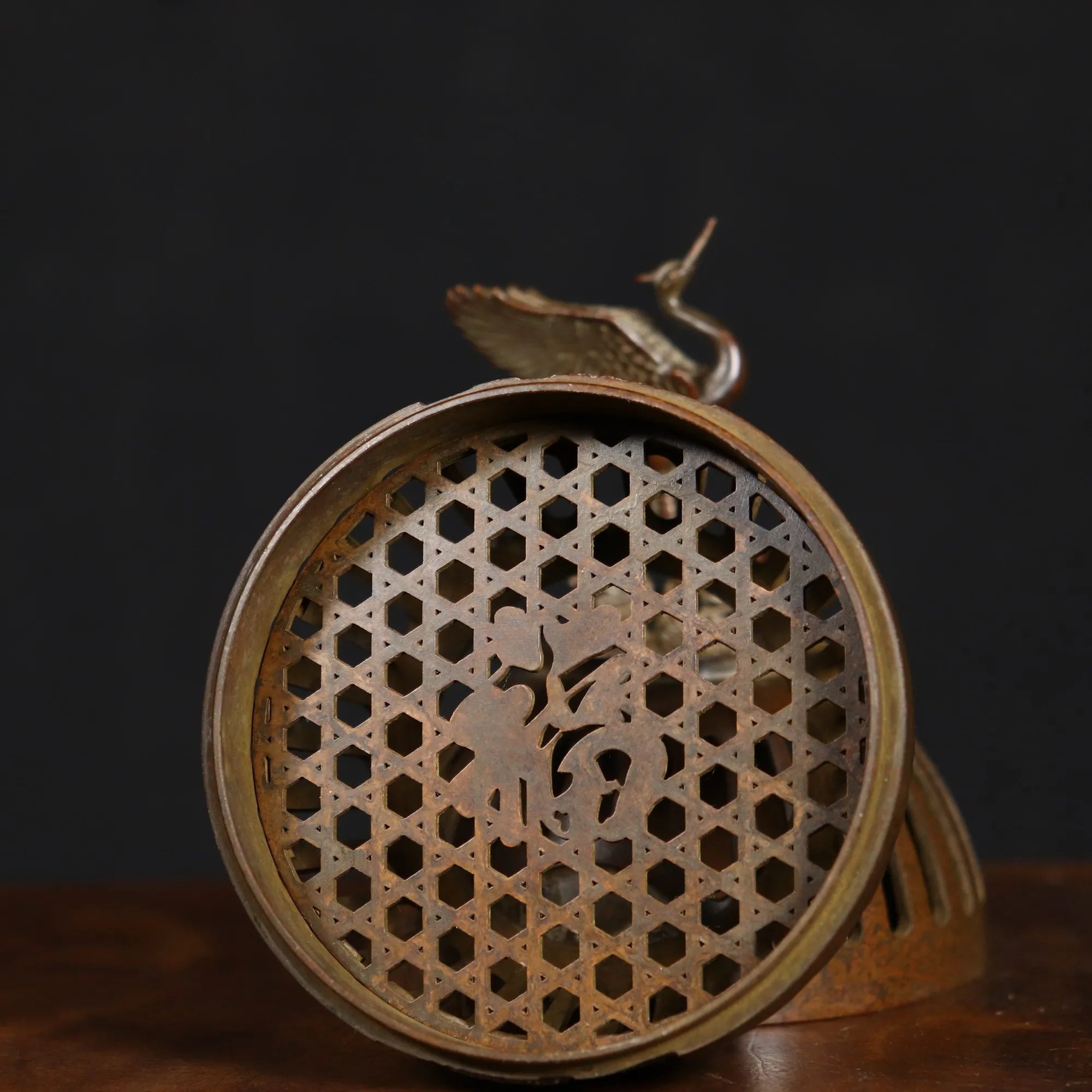 Afralia™ Crane Incense Burner - Su Gong Craftsmanship, Elegant Home Décor Piece