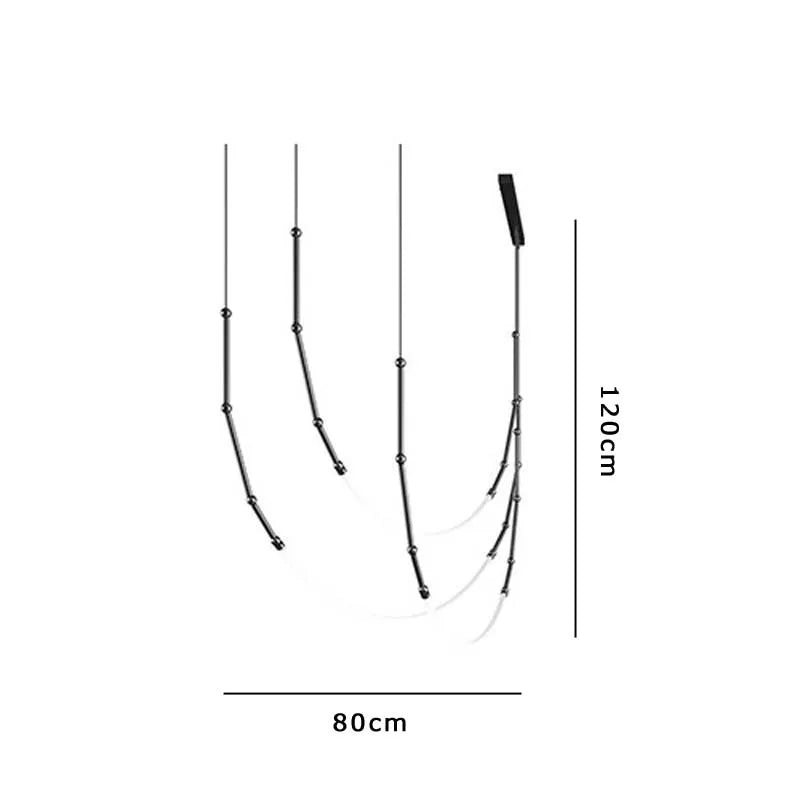 Afralia™ LED Chandelier: Modern Minimalist Design for Luxury Home Decor