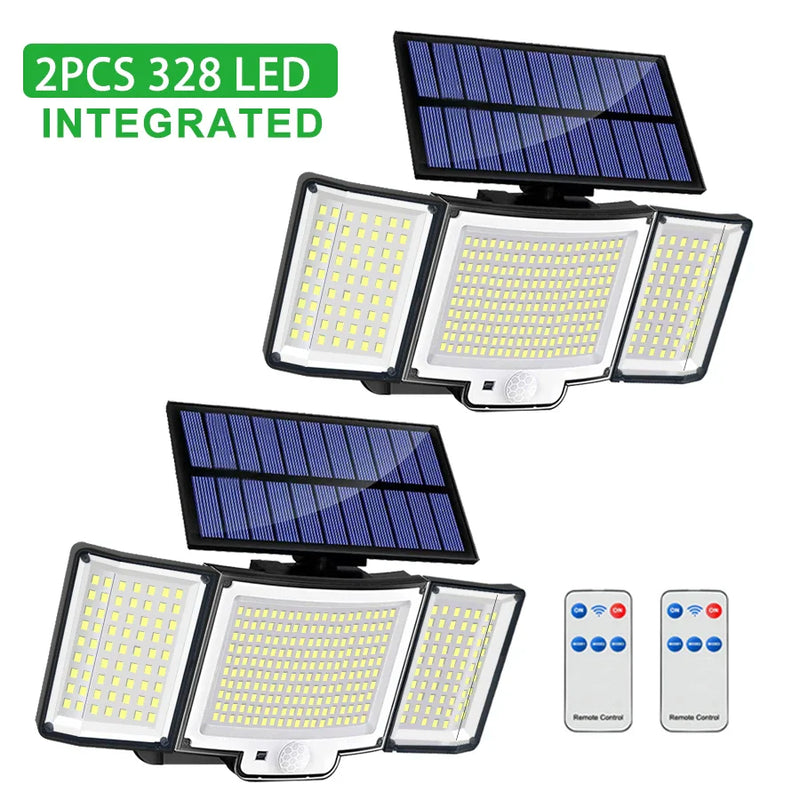 Afralia™ Solar Light: Outdoor IP65 Waterproof LED Solar Garden Street Light with 3 Modes