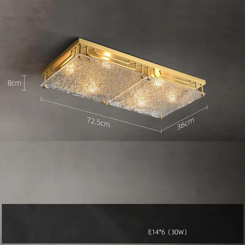 Afralia™ Nordic Glass Gold LED Chandelier, Dimmable Decorative Ceiling Fixture