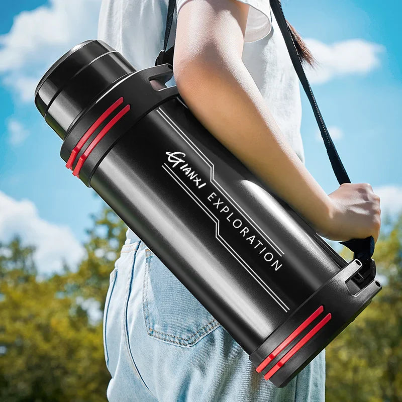 Afralia Stainless Steel Travel Kettle - Hot Water Thermos Bottle