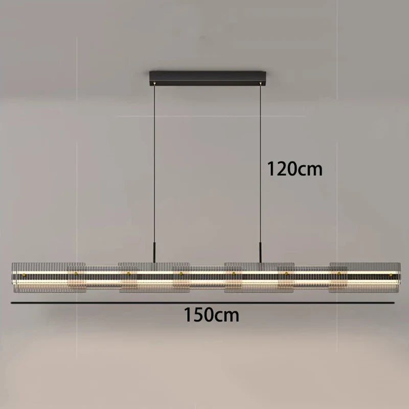 Afralia™ Modern LED Pendant Chandeliers for Living Room and Dining Room