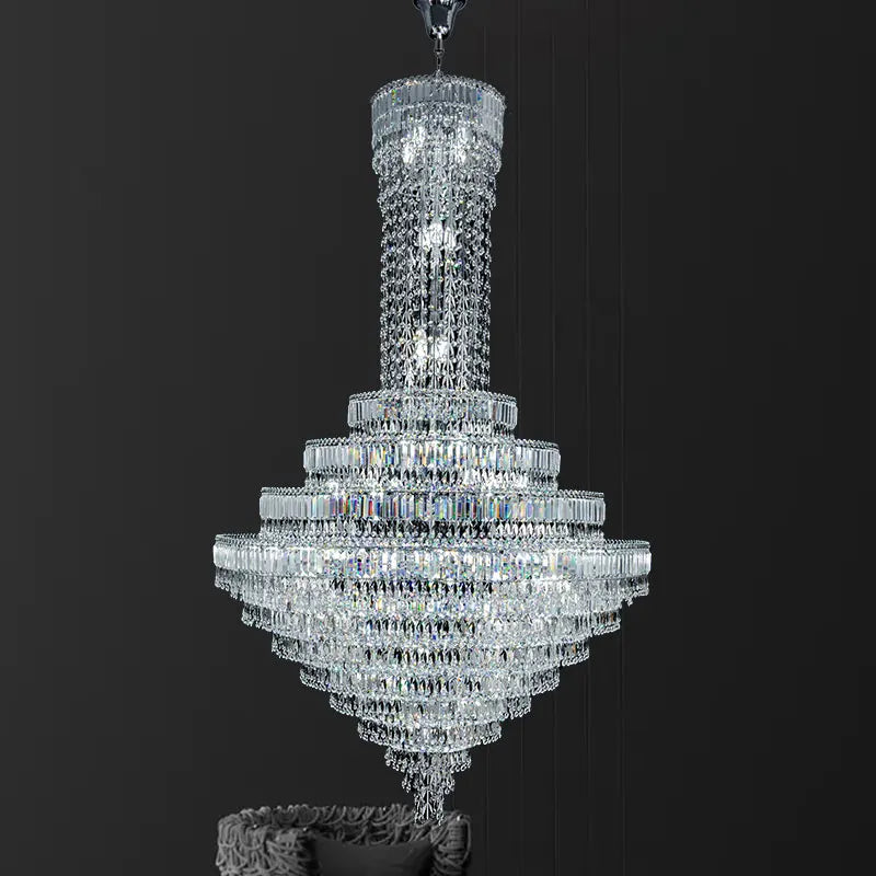 Afralia™ Crystal Chandelier: Luxury Modern Staircase & Living Room, Hotel & Villa Lighting