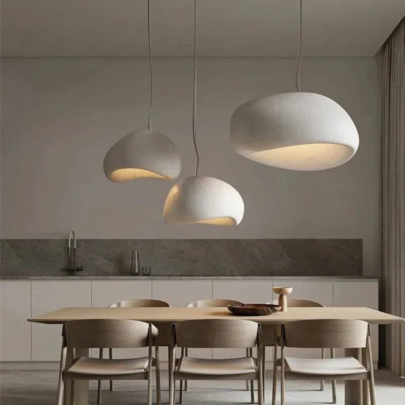 Afralia™ Wabi Sabi Chandelier: Modern Minimalist Pendant Light for Dining, Living, Bedroom