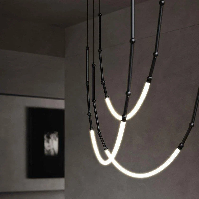 Afralia™ Nordic Designer Duplex LED Pendant Lamp for Elegant Soft Lighting