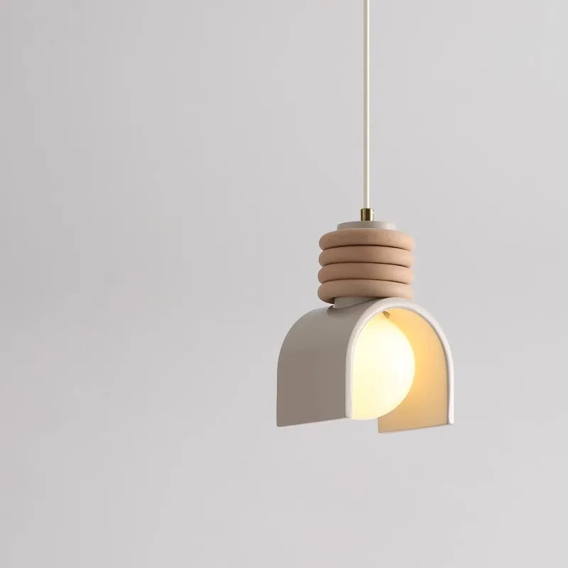 Afralia™ Resin LED Pendant Lamp for Indoor Spaces - Adjustable Cord, E27 Bulb