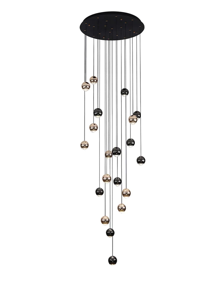 Afralia™ Stairs Chandelier Pendant Light for Living Room Kitchen Island Decor