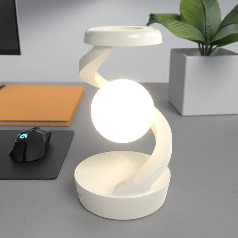 Afralia™ Sunset Rotating Wireless Night Light for Bedroom Atmosphere