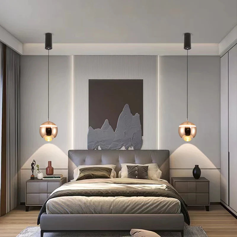 Afralia™ Ball Pendant Lights for Bedroom, Dining Room, and Kitchen Island