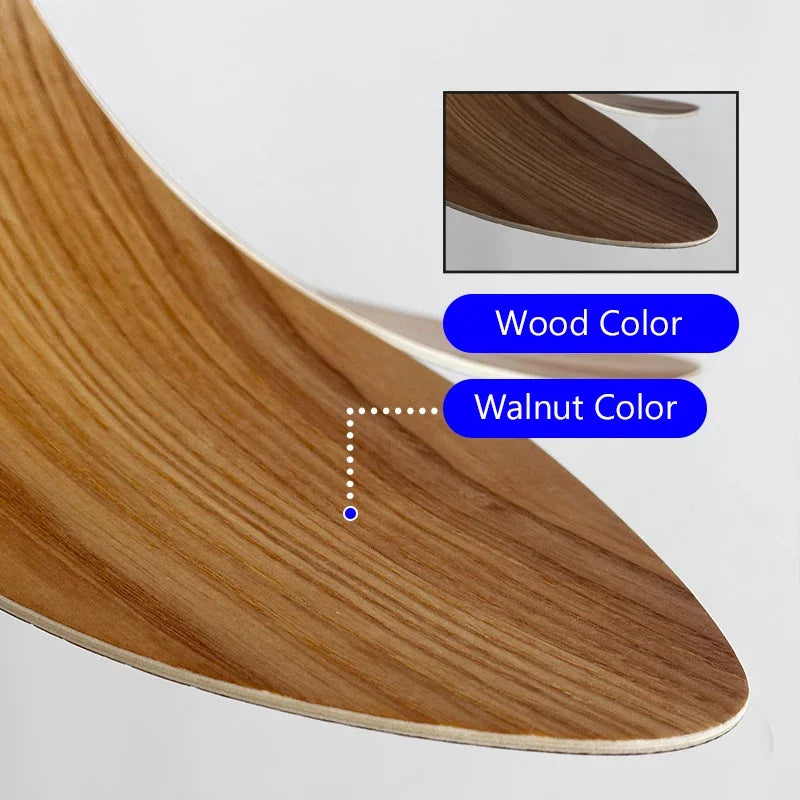 Afralia™ Nordic Wood Chandelier: LED Pendant Lamp for Home, Restaurant, and Bar