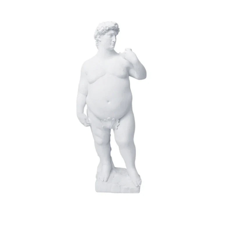 Afralia™ Abstract Human Body Sculpture Resin Craft Desktop Ornaments Garden Art Decoration