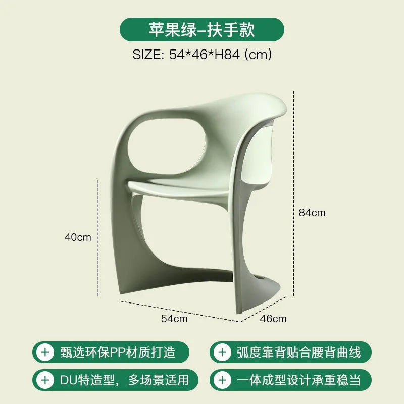 Nordic Acrylic Dining Chair by Afralia™ - Designer Pan Dong Chair for Living Room