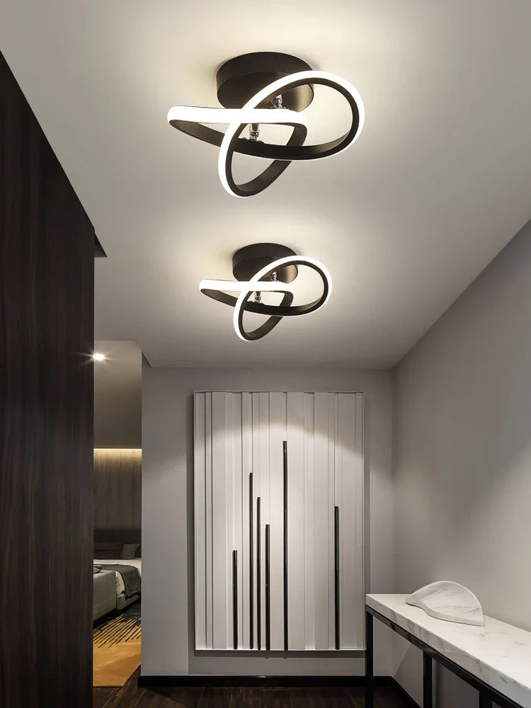 Afralia™ Modern Minimalist LED Ceiling Light for Home Aisle and Corridor Lighting