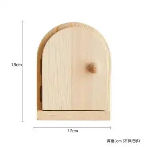 Afralia™ Wood Switch Sticker Socket Trim & Protective Cover Wall Decoration Craft