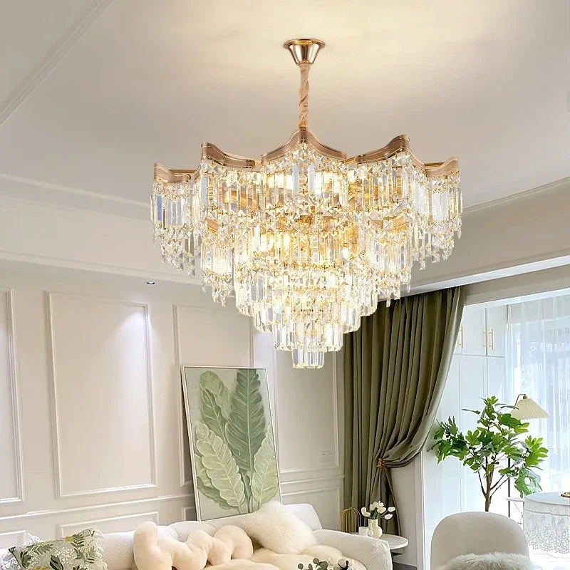 Afralia™ Nordic LED Chandelier for Staircase Loft and Living Room