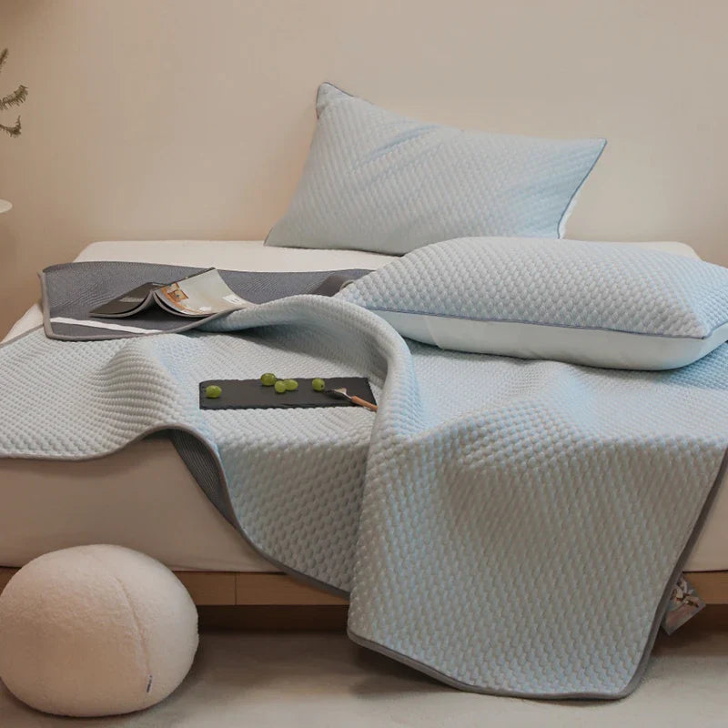 Afralia™ Ice Bean Bed Sheet Set - Premium Cooling Sleep Mat for Ultra-Comfortable Sleep