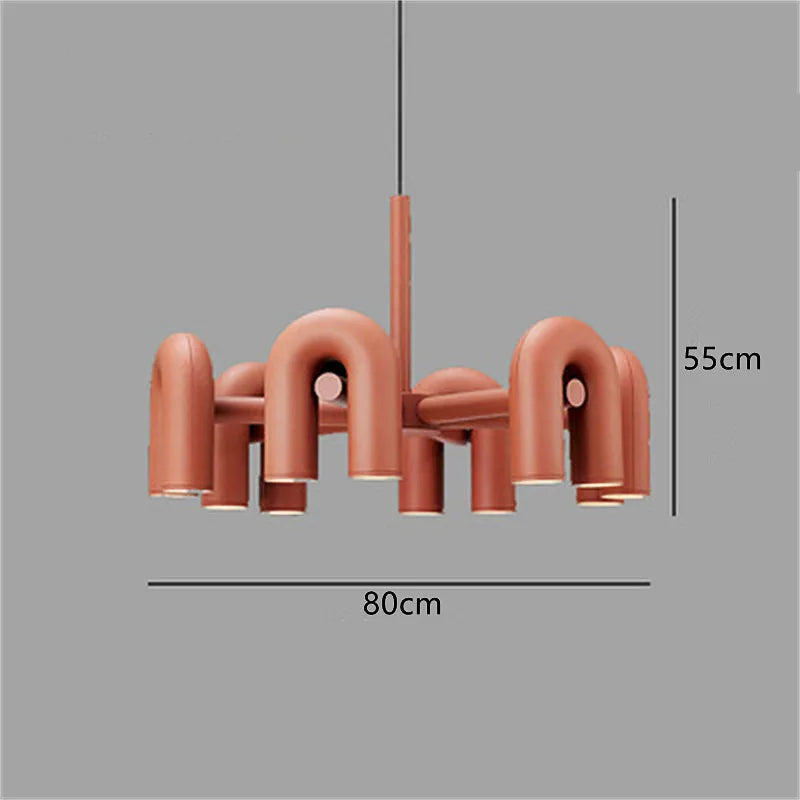 Afralia™ Cirkus Tube Wall Lamp: Minimalist U-shaped Sconce for Bedside Reading & Decor