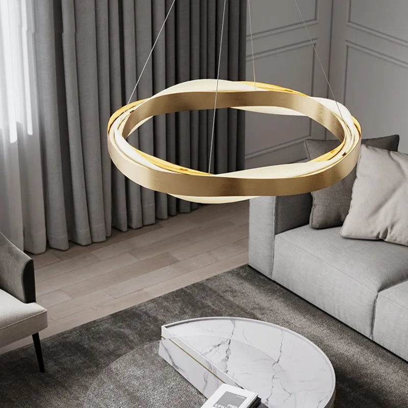 Afralia™ Nordic Modern LED Chandelier for Home Decor Lighting Fixtures