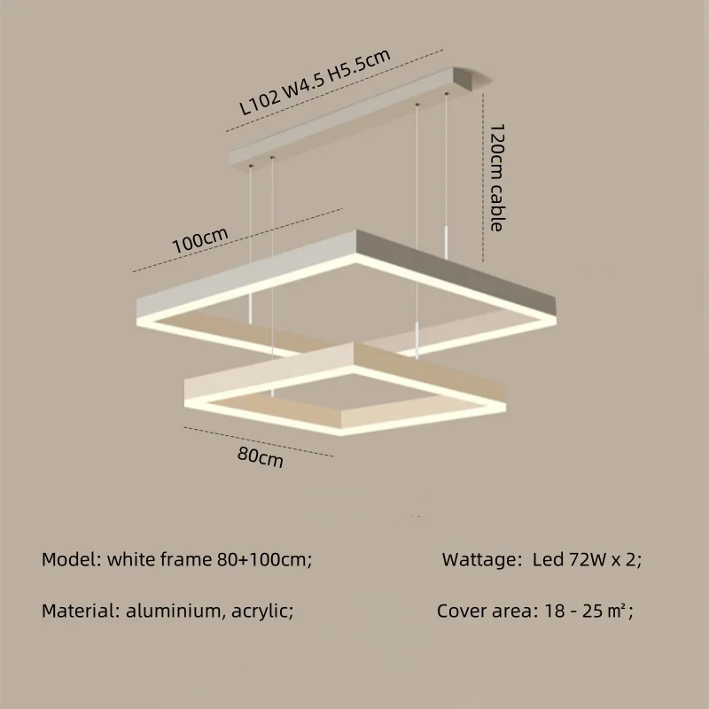 Afralia™ Modern Straight Pendant LED Light - Minimalist Painted Aluminium Chandelier