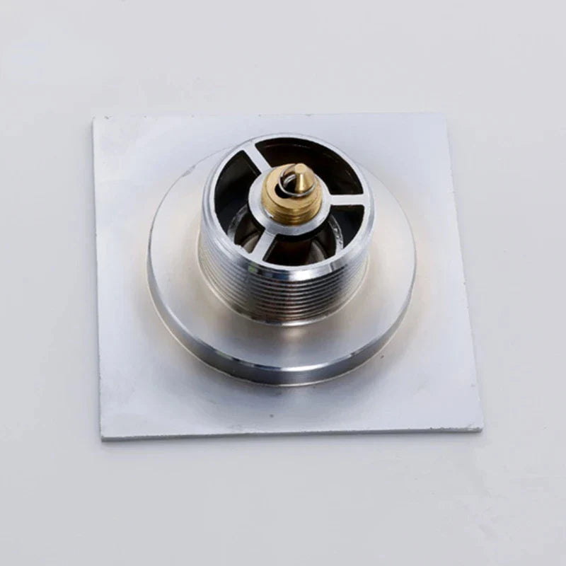 Afralia™ Brass Anti Odor Floor Drain Push Pop Bathroom Fixture Seal Trap