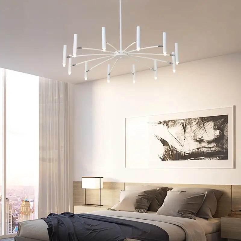 Afralia™ Nordic Blooming LED Chandelier: Modern Ceiling Light for Home, Living Room, Bedroom