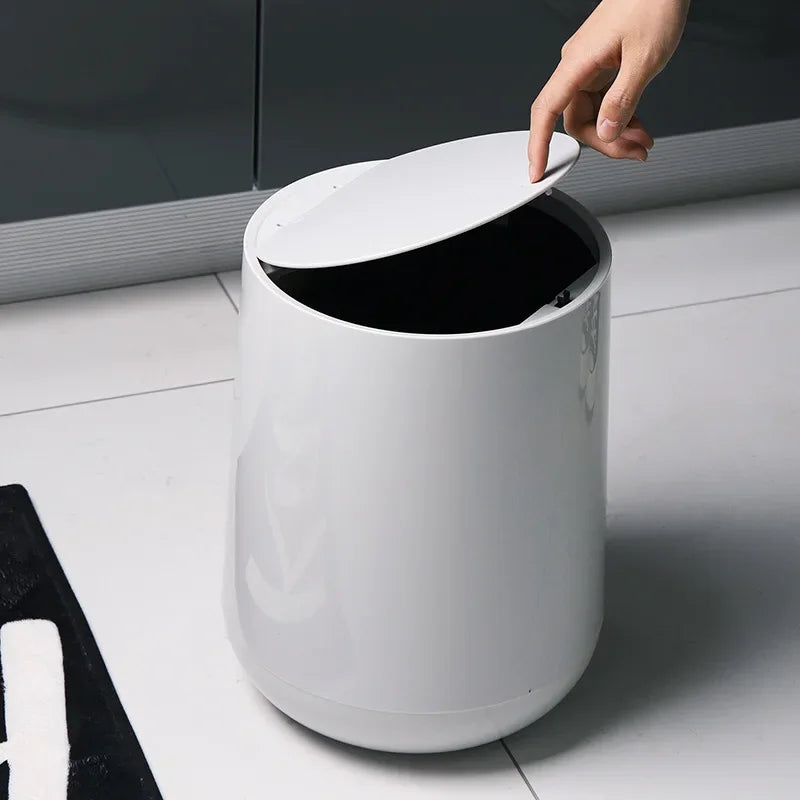 Afralia™ Kitchen Bathroom Trash Cans Garbage Classification Dustbin Waste Bin Bucket