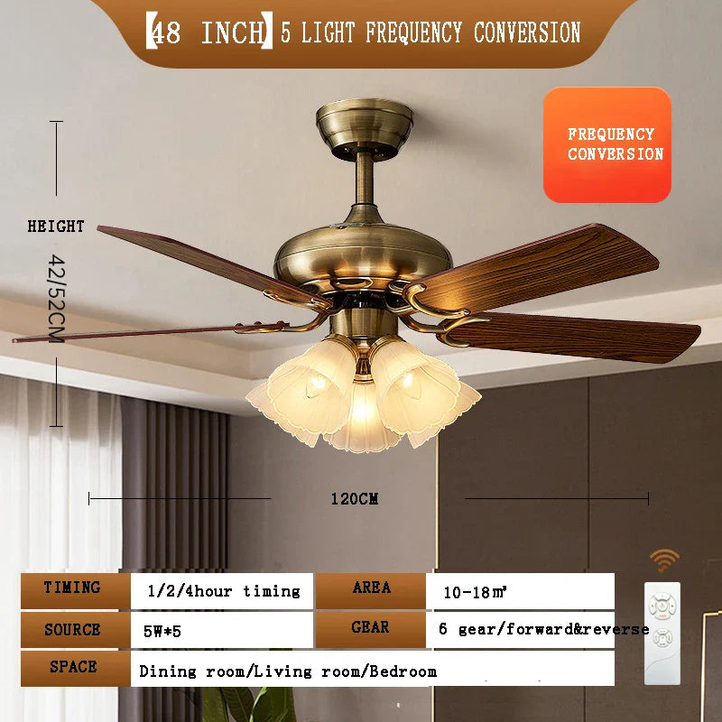 Afralia™ Modern LED Ceiling Fan with Retractable Blades and Remote Control
