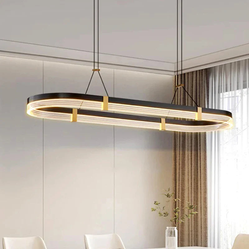 Afralia™ Modern Pendant Chandelier for Indoor Dining Room Living Room Ceiling Lighting