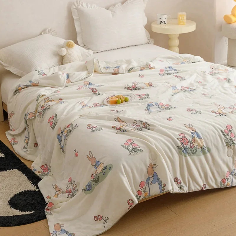 Afralia™ Cooling Summer Blanket | Soft & Breathable Natural Plant Comforter