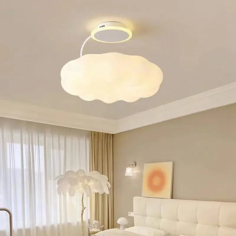 Afralia™ Cloud Ceiling Lights LED Modern Children's Room Lamps Warm Nursery Chandelier