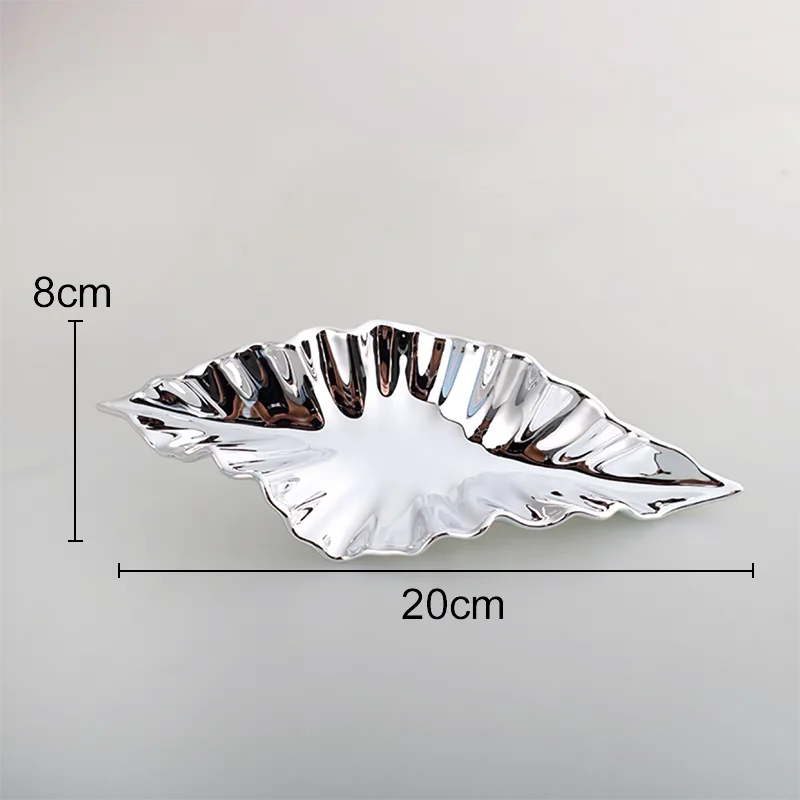 Afralia™ Metal Leaves Wall Hanging Set for Stylish Living Room Decor