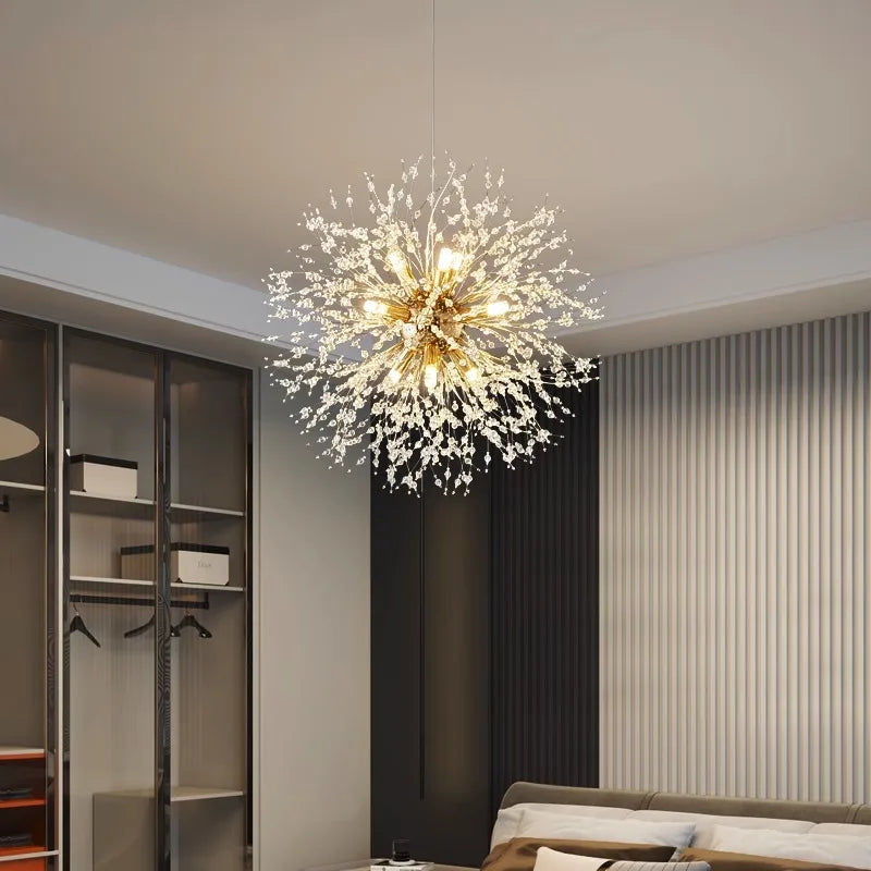 Afralia™ LED Pendant Chandelier for Living Room Bedroom Dining Room Decor