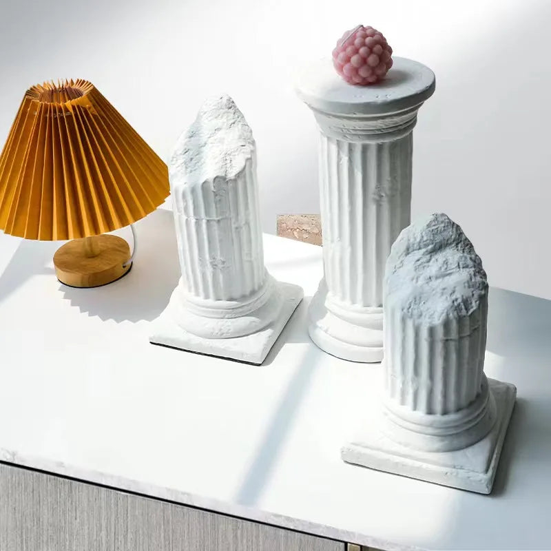 Afralia™ Roman Column Ornaments for Photography and Decor Display