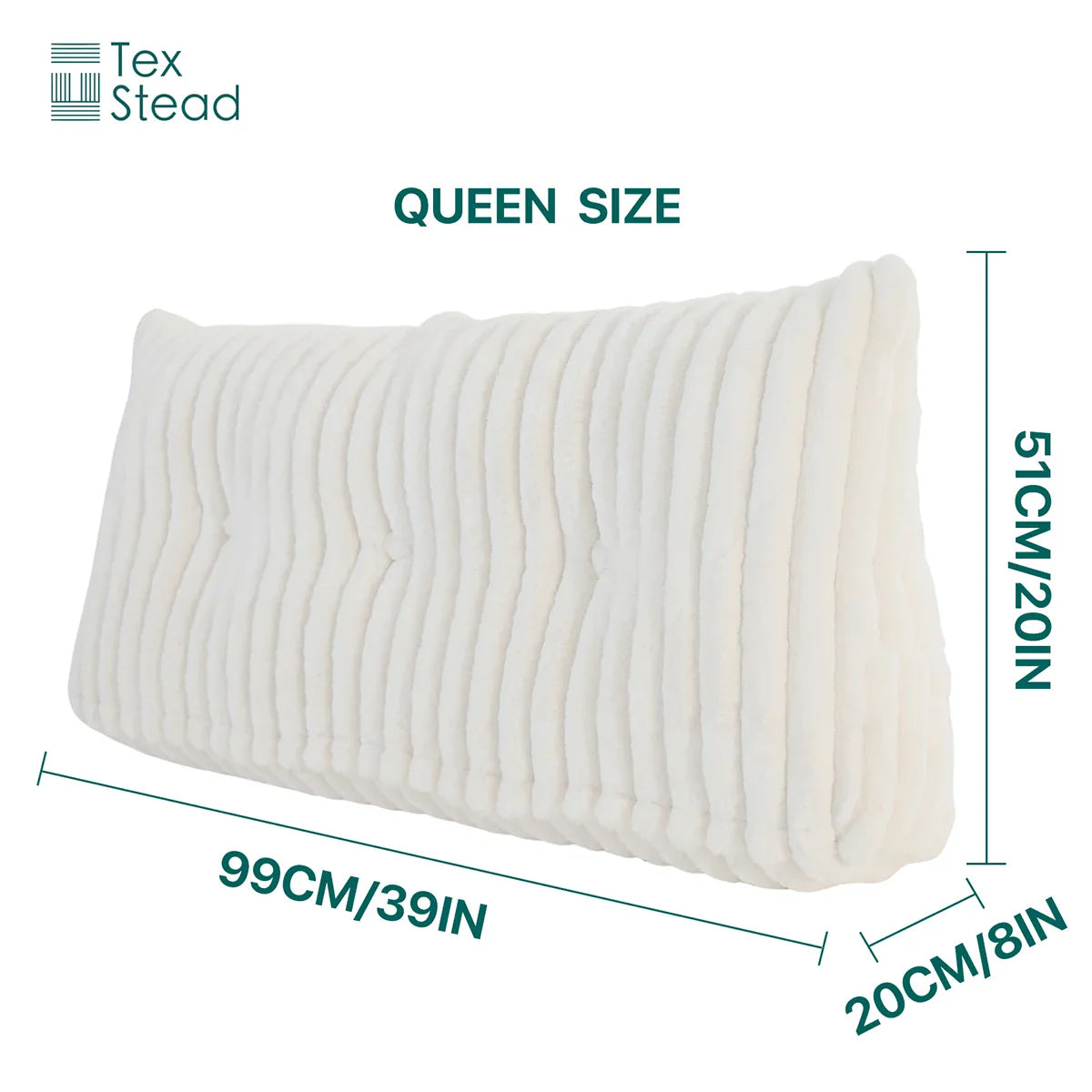 Afralia™ Headboard Wedge Pillow - Triangular Bed Rest Support & Reading Bolster