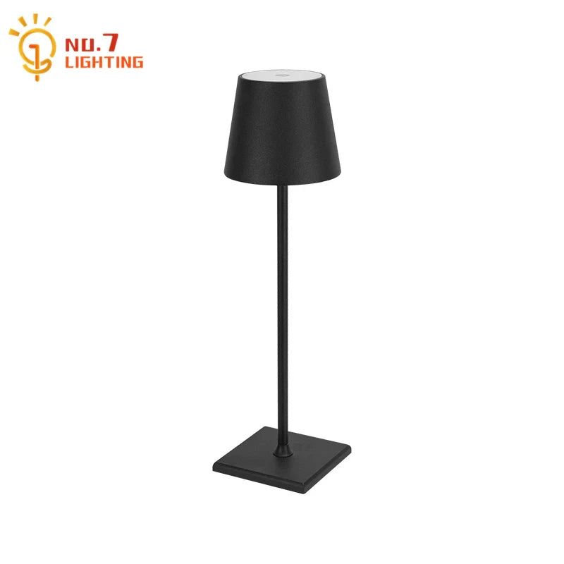 Afralia™ LED Touch Table Lamp for Home, Office, or Hospitality with USB Charging