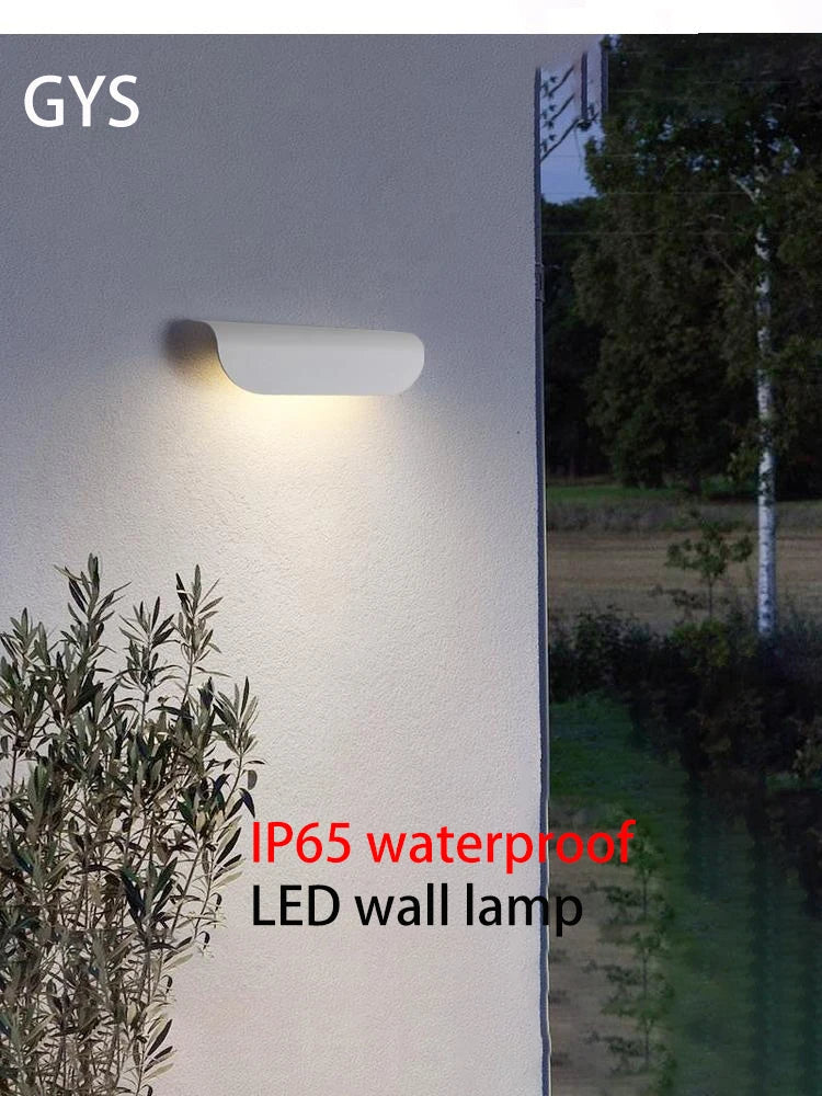 Afralia™ Outdoor LED Wall Lamp: Waterproof Garden Light for Courtyard, Balcony, Villa