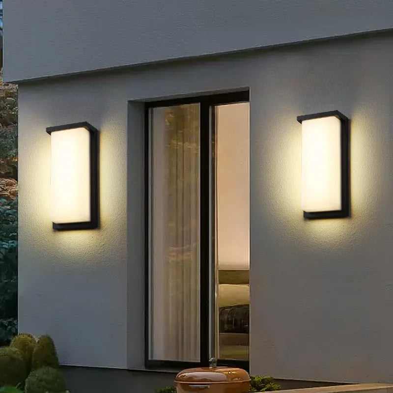 Afralia™ Outdoor Wall Light: Ultra-Bright LED, Waterproof Design for Porch, Balcony, Patio