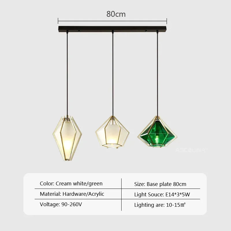 Afralia™ LED Glass Pendant Light for Home, Cafe, Bar | Modern Designer Art Lamps