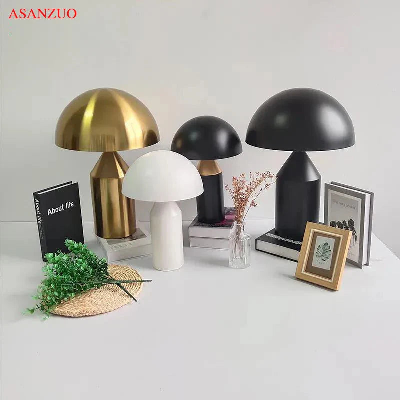 Afralia™ Mushroom Table Lamp: Elegant Light for Bedroom, Study & Living Room