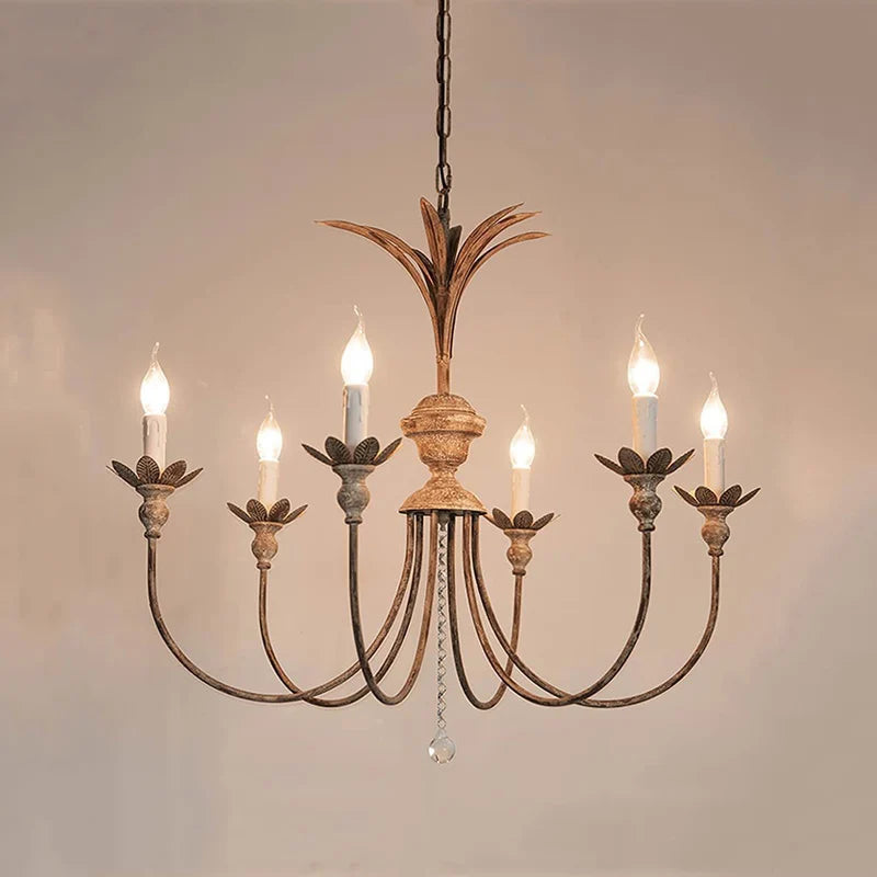 Afralia™ American Retro Chandelier for Dining, Bedroom, Staircase, and Living Room