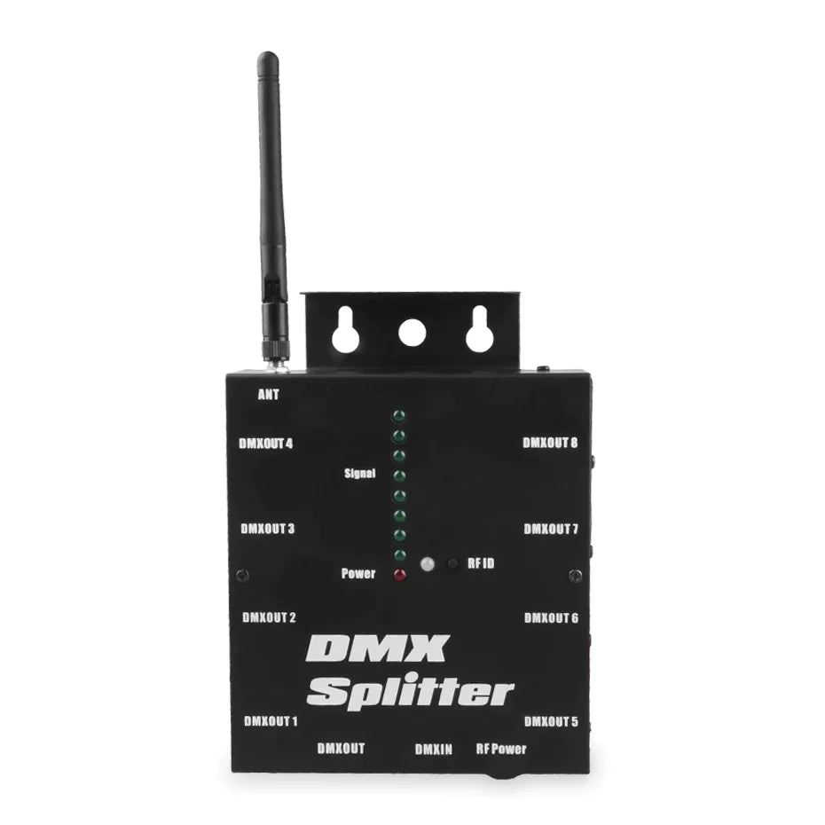 Afralia™ Wireless DMX 512 Splitter Amplifier & Transceiver for DJ Stage Lights