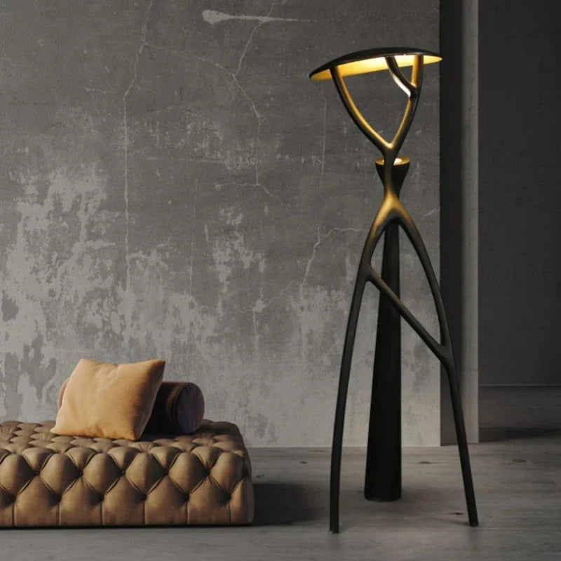 Afralia™ Modern LED Floor Lamp for Home, Living Room, Restaurant, Hotel, Lobby & Garden