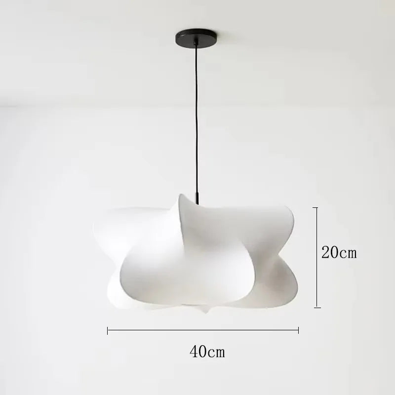 Afralia™ Silk Japan Chandelier Pendant Light for Home Decor - Wabi Sabi Ceiling Lamp